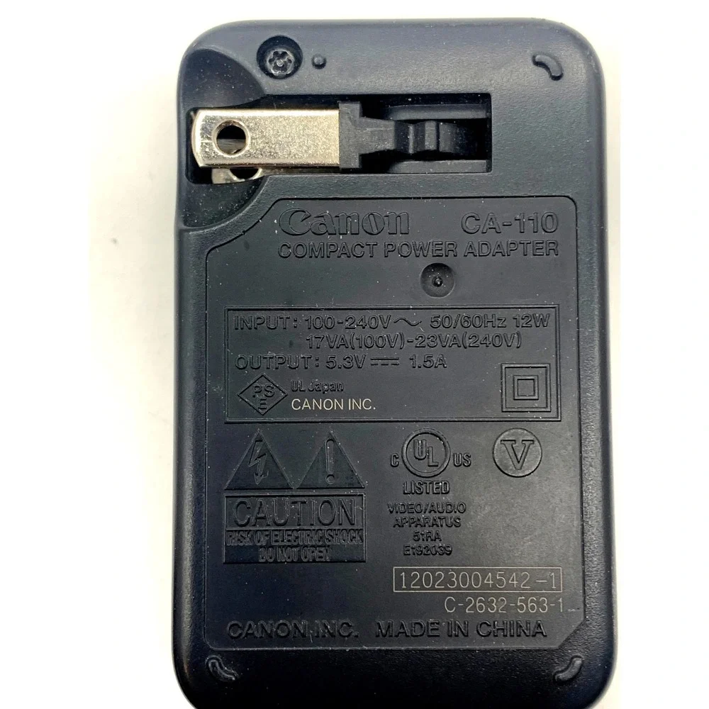 OEM Canon CA-110 Compact Power Adapter Vixia Camcorder AC Wall Charger 5.3V 1.5A
